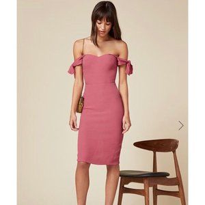 *RARE* Reformation Mauve Pink Marla Midi Dress | 4